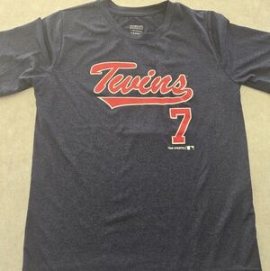 MinnesotaTwins - Joe Mauer navy youth T-Shirt